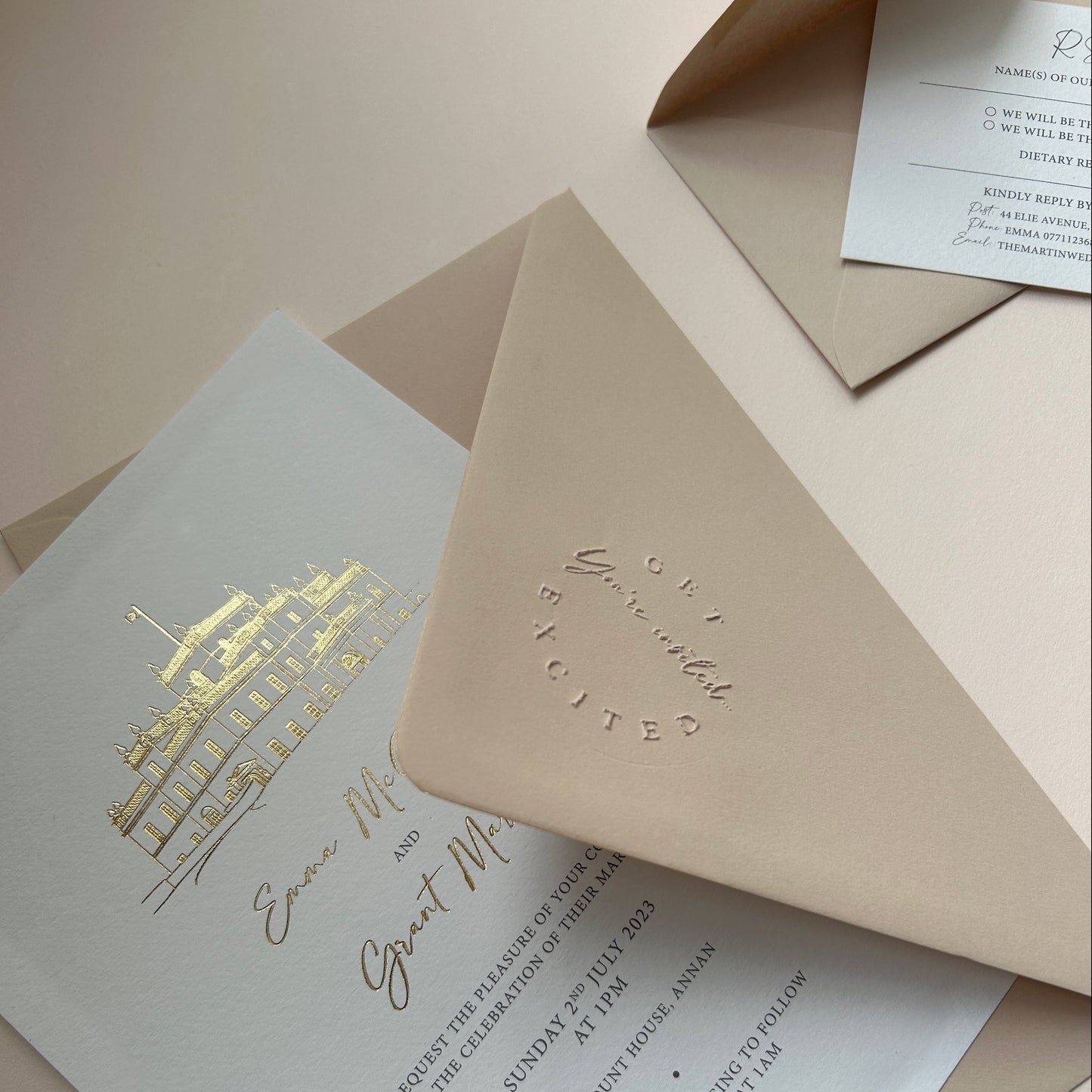 Beautiful Venues - Semi-Custom Wedding Stationery